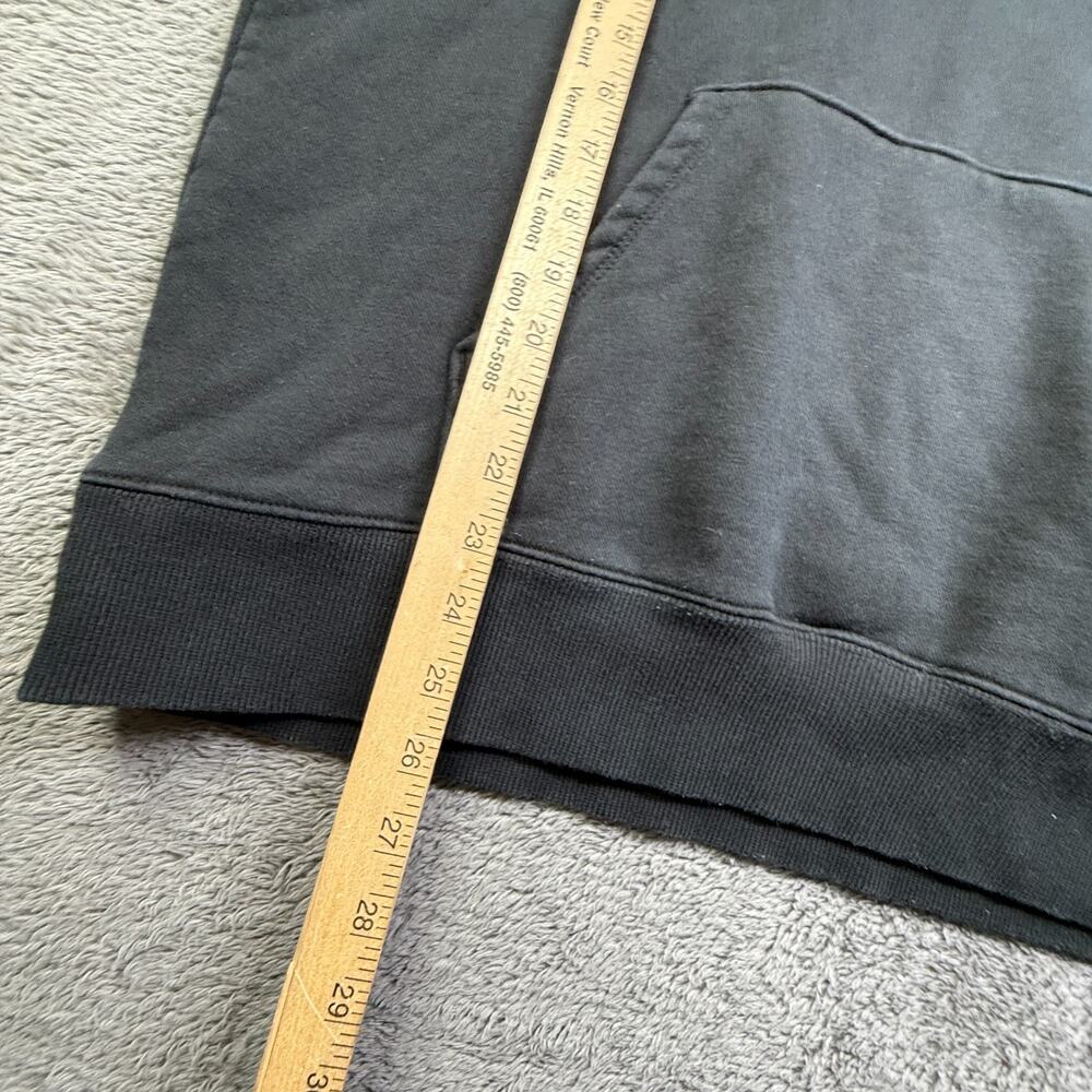 Costco Kirkland Wholesale Signature Hoodie Black Fleece Mens M Jacket Sweatshirt - Picture 5 of 5
